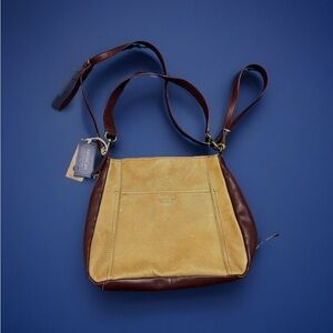 🌼Austin Convertible Crossbody Cordovan & Cafe Latte🌼